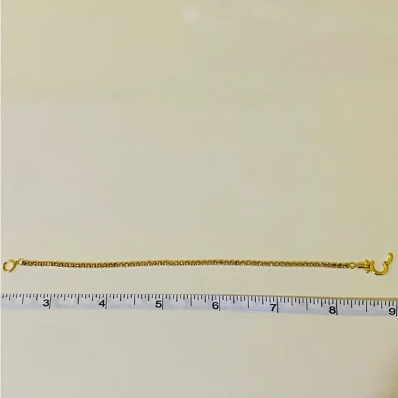 Gorjana 18k Gold Plated Brass Blush Pink Crystals Lexi Bracelet Womens Jewelry - Picture 7 of 8